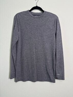Men's Merino Tech Long Sleeve  Grey Baselayer Size Small